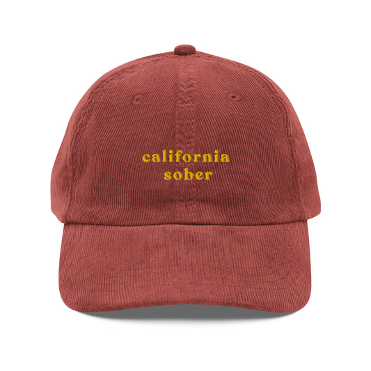 califoria sober cord cap
